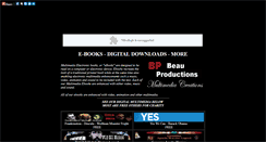 Desktop Screenshot of beauproductions.com